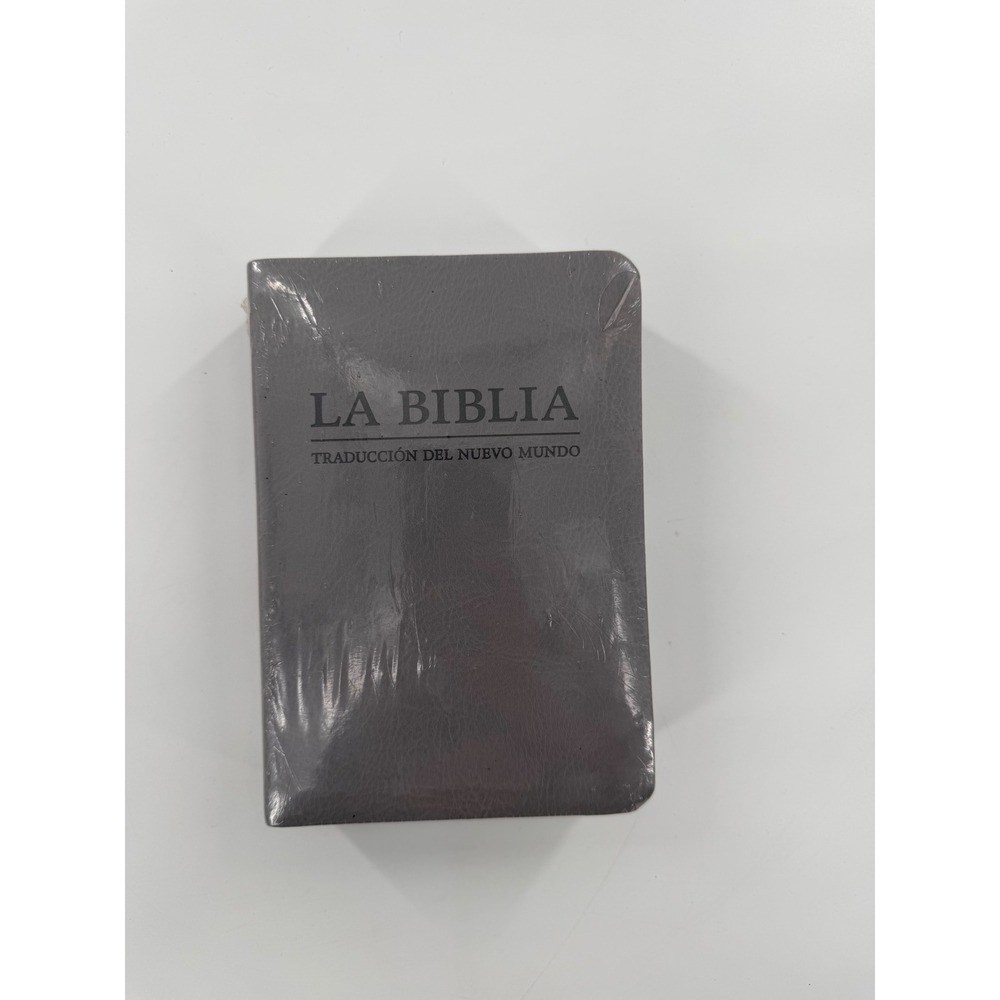 La Biblia Traducción del Nuevo Mundo Spanish Bible Gray Faux Leather New Sealed